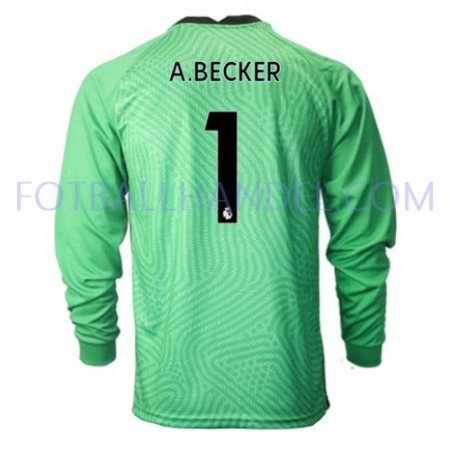 Herre Fotballdrakter Keeper Liverpool Alisson Becker 1 Tredje 2020-21 Langermet